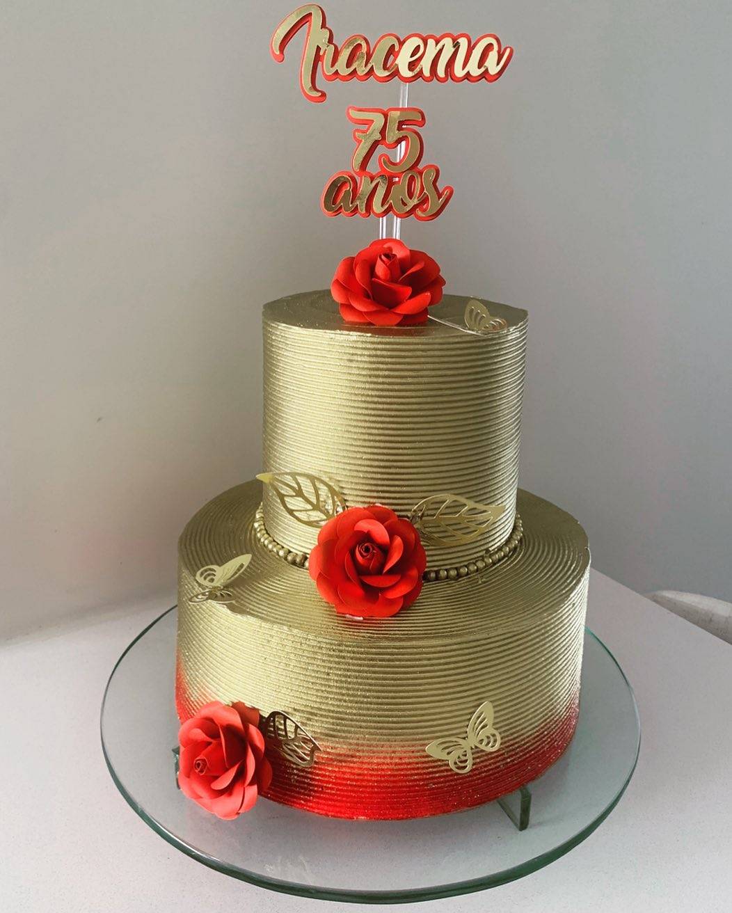 Outro bolo de andares da Dona Alba