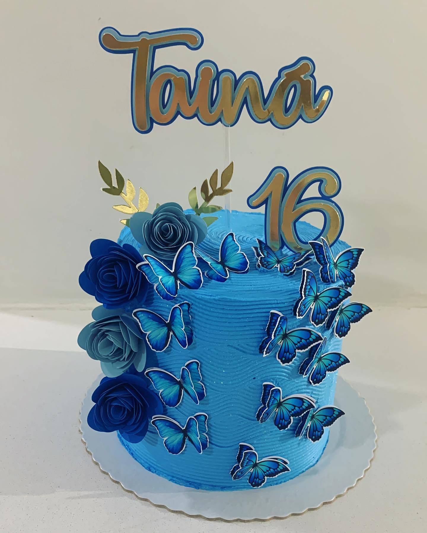 Outro bolo de aniversário da Dona Alba