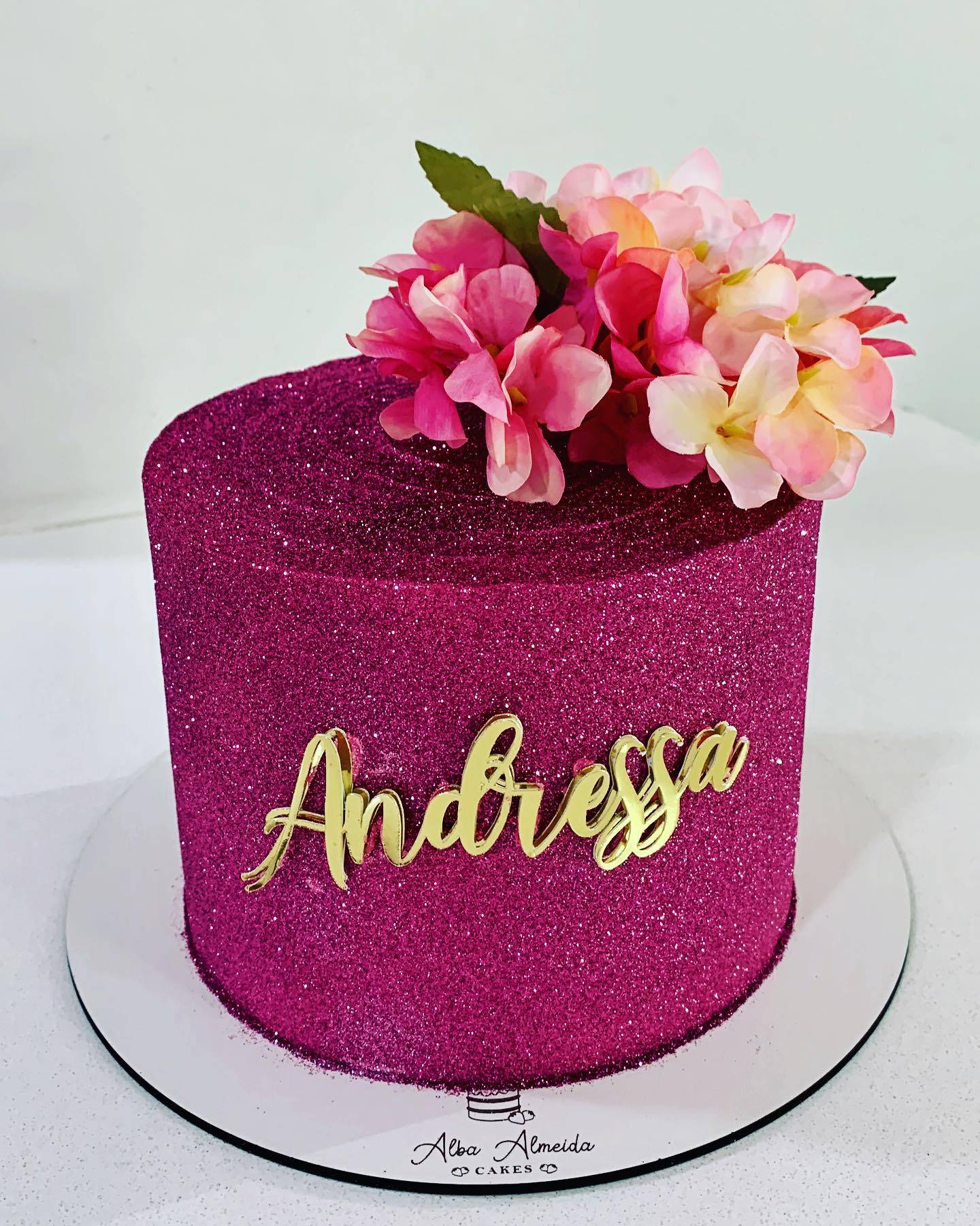 Outro bolo de aniversário da Dona Alba