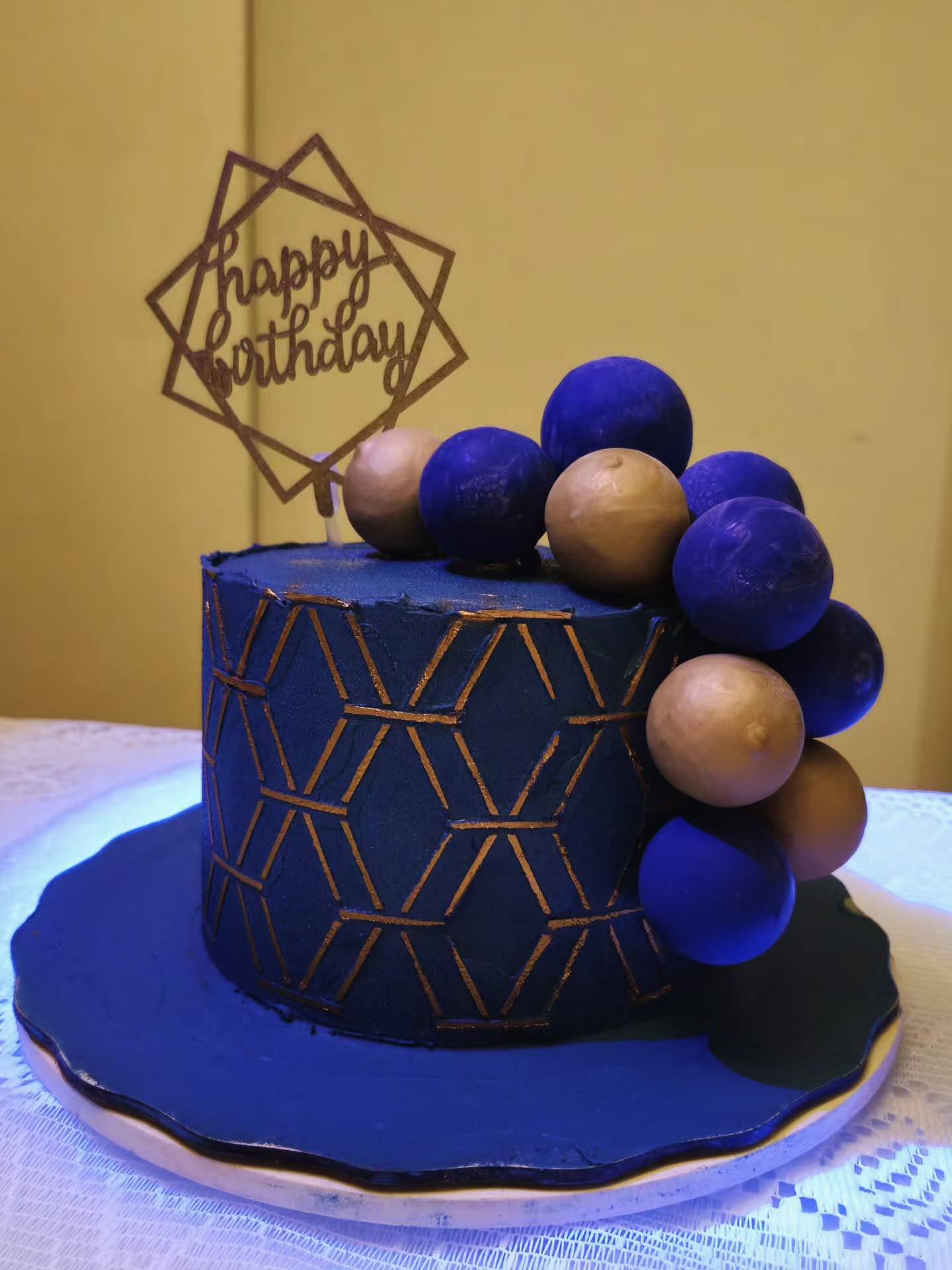Outro bolo de aniversário da Dona Alba