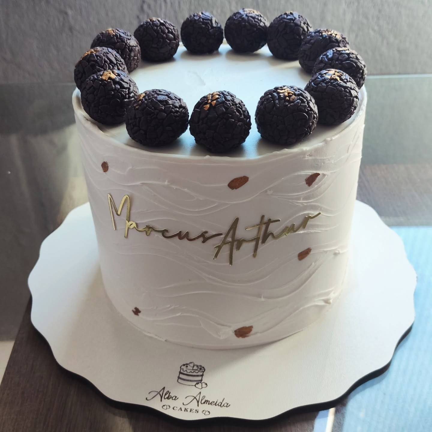 Outro bolo de aniversário da Dona Alba