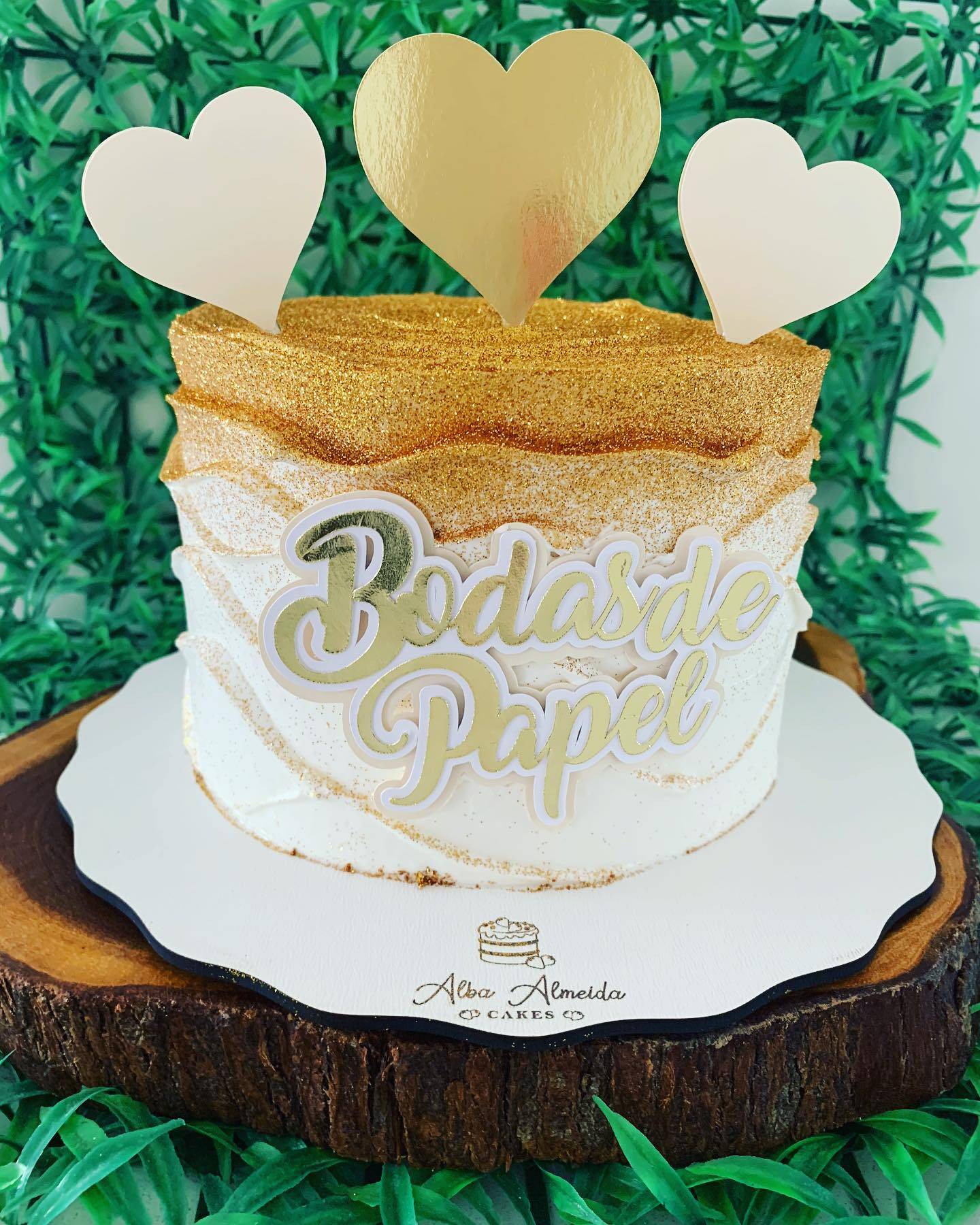 Outro bolo de casamento da Dona Alba