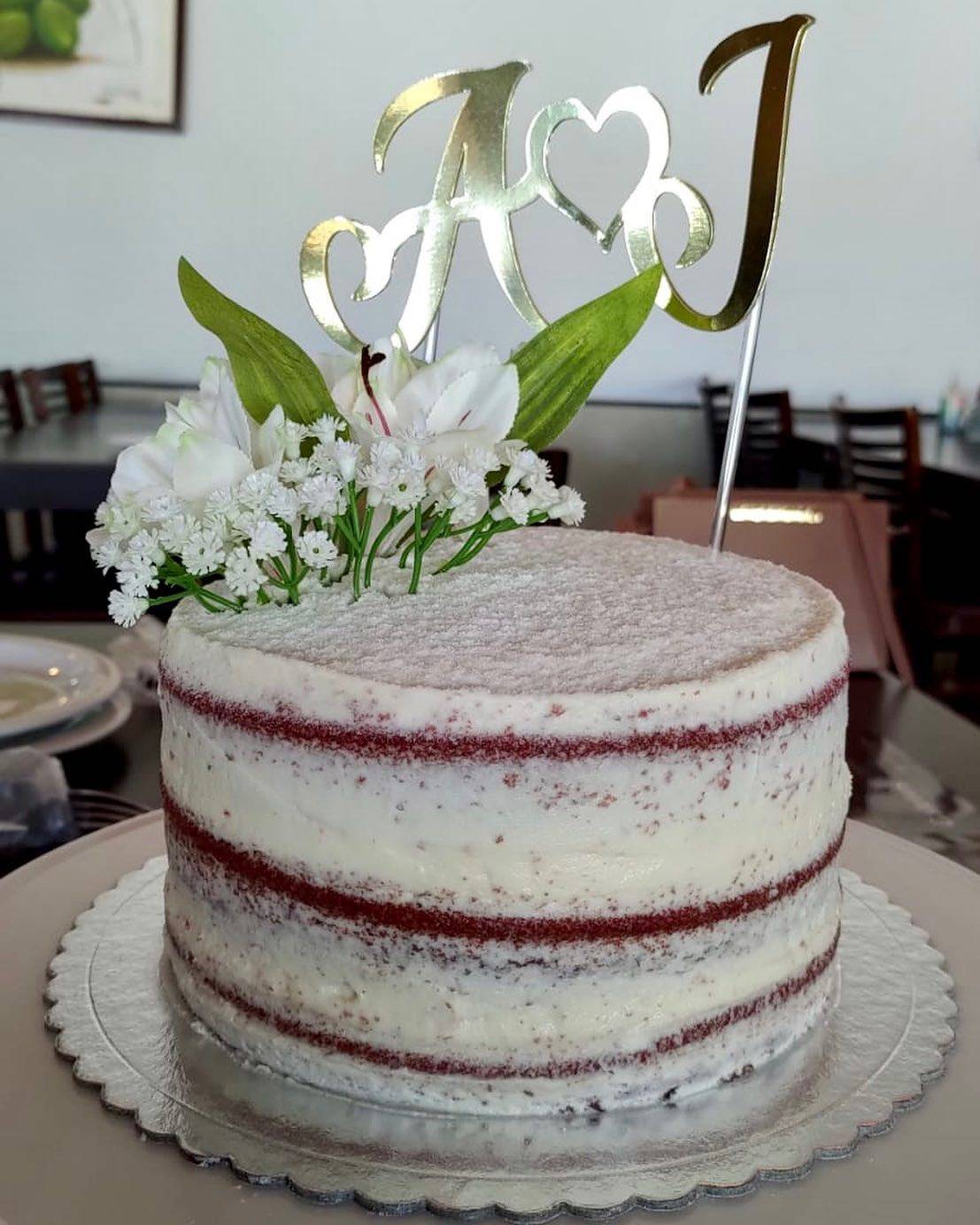 Outro bolo de casamento da Dona Alba