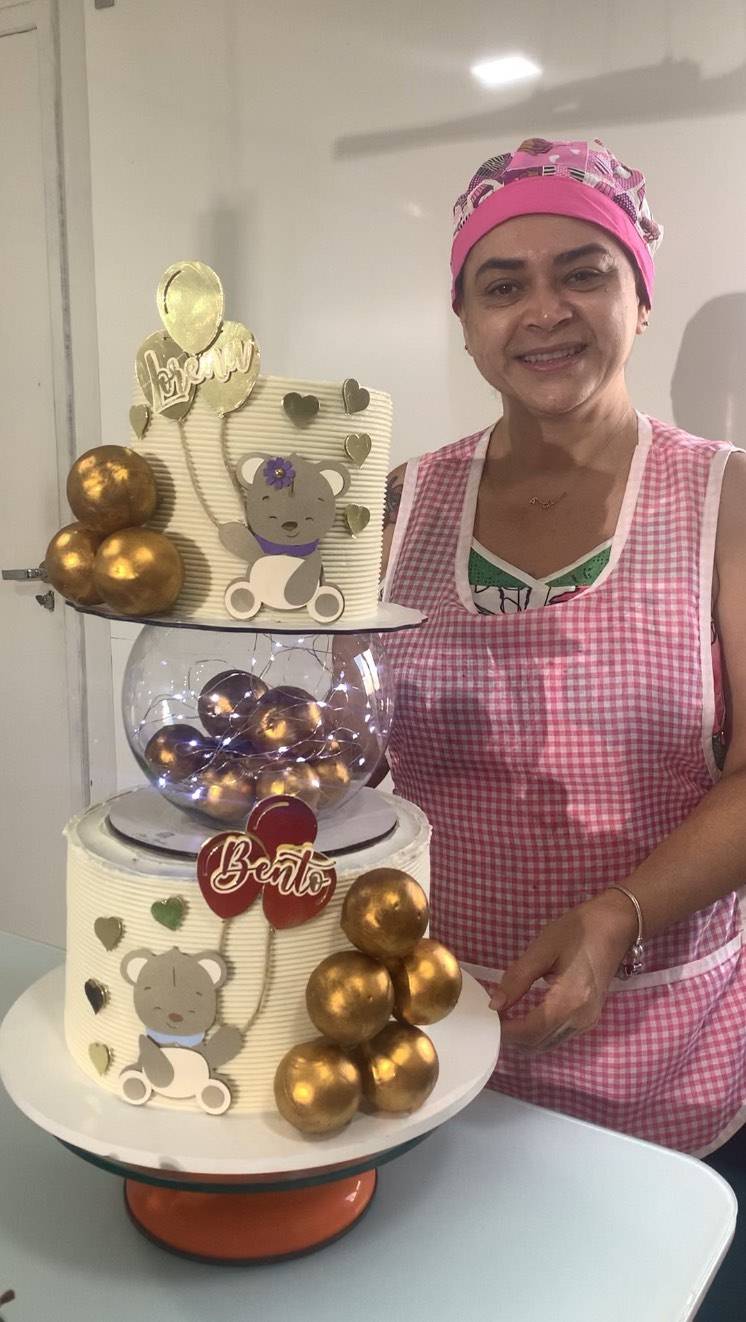 Chá revelação feito pela Dona Alba