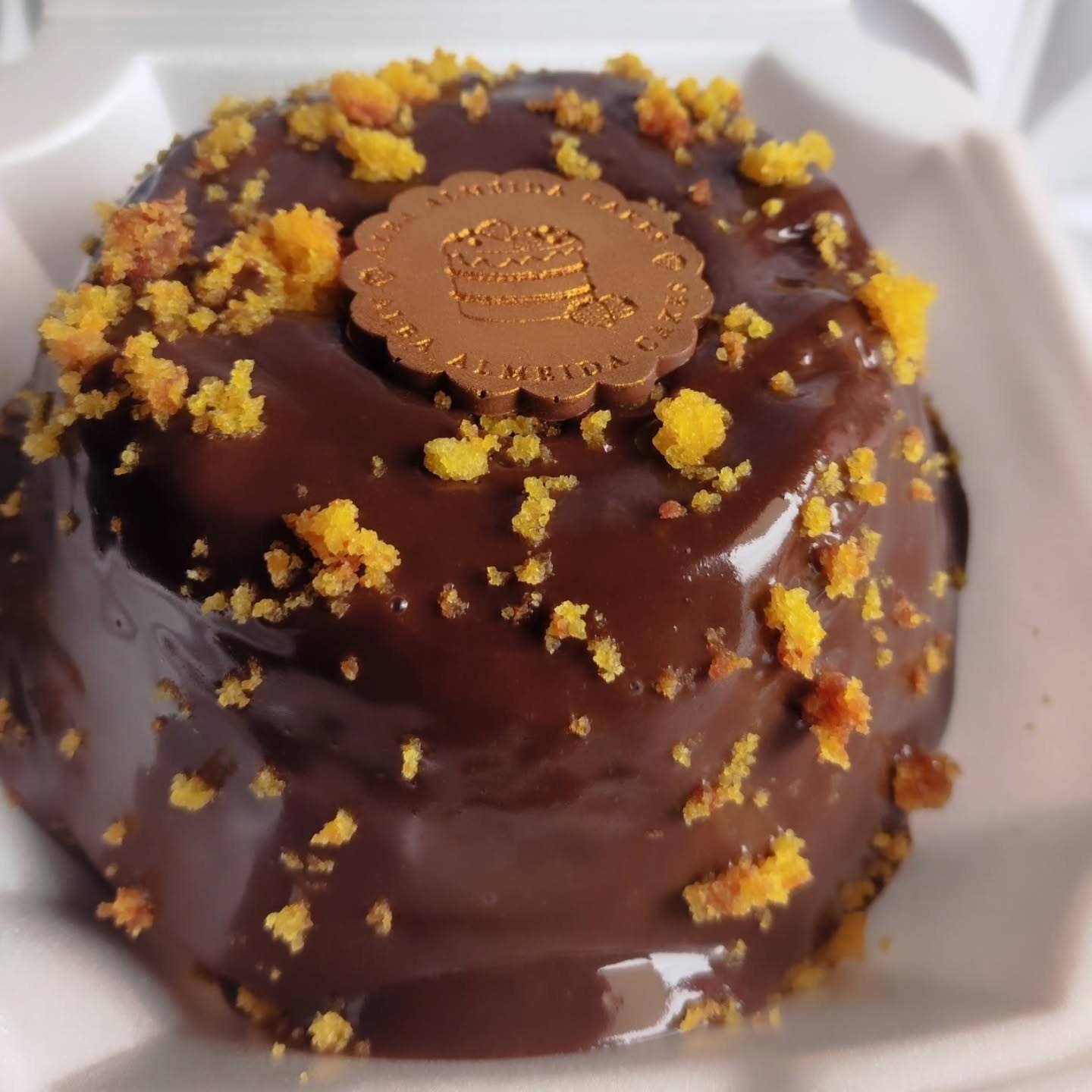 Outro chocolate com morango da Dona Alba