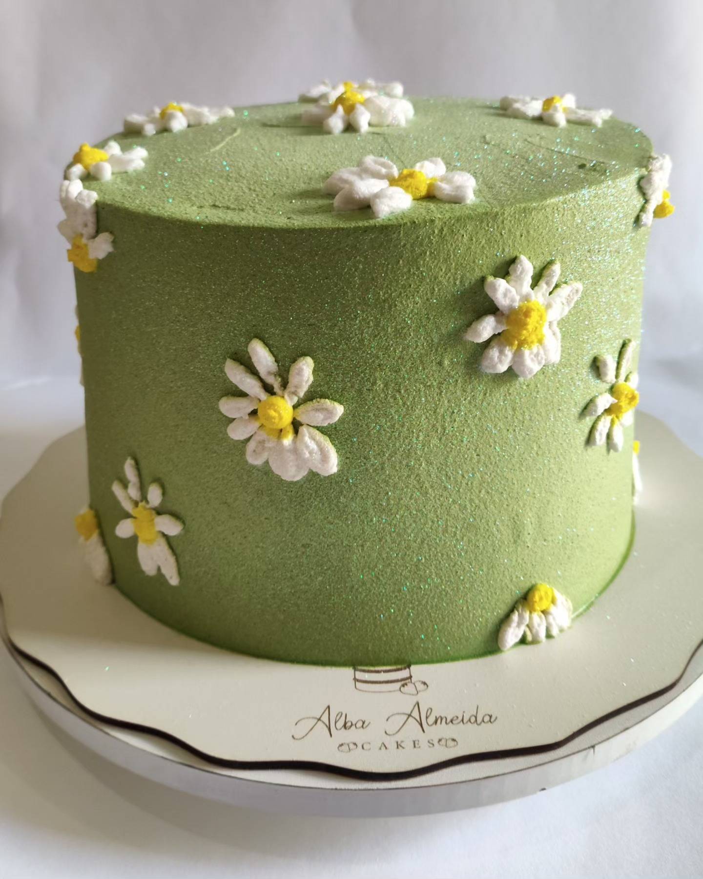 Outro bolo floral da Dona Alba