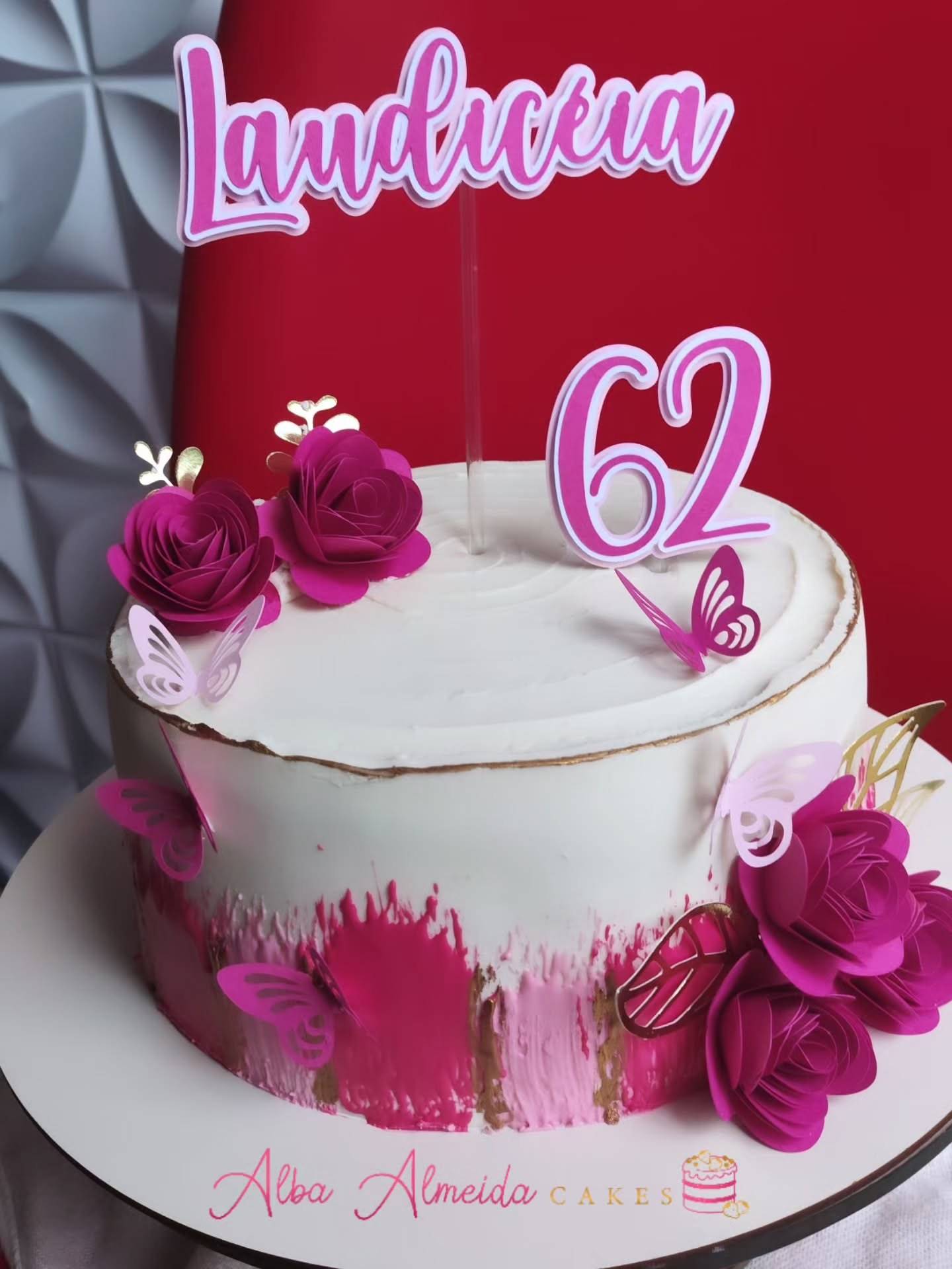 Outro bolo de aniversário da Dona Alba